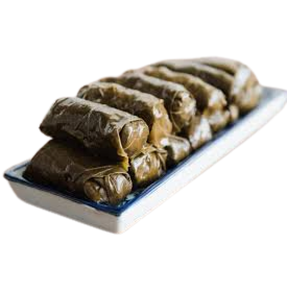 vine leaves stuffed with vegetable